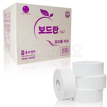 보드란 2겹 엠보싱 점보롤 230M 16롤 1박스, 1box