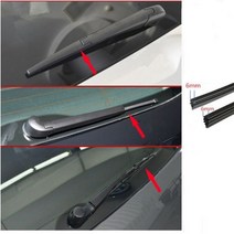 도요타 rav4 인피티 qx70 닛산 버사 푸조 307 자동차 액세서리 용 고무 스트립 리어 와이퍼 블레이드 윈드 실드, 30, Rear wiper rubber
