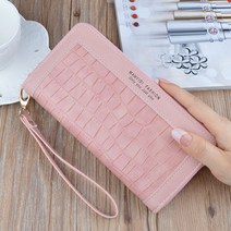 명양피프 여성 클러치 장지갑 악어패턴 지퍼 패션