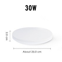 LED Ceiling Lights Modern Lighting 110V 220V Waterproof IP65 Panel Lamp Living Room Bedroom Kitchen Moistureproof Mustproof, 02. Black, 07. Type B 30W, 01. Cold White