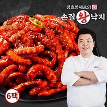 정호영셰프의 신선담은 손질왕낙지 170gX6팩+소스 50gX6팩, 단일옵션