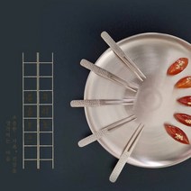 유기포크 윤슬 디저트커트러리 과일포크세트 방짜유기그릇, 과일포크 5P(기본뽁뽁이