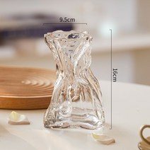 골동품 화분 미니 특이한 석고상 신기한 화석, 16cm(투명)