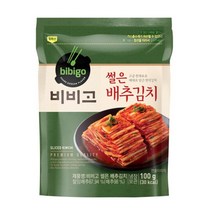 CJ더마켓 집반찬 집밥 가정식 자취템 탑티어 비비고 썰은배추김치 배추 총각 열무 국산 업소용 김치 100G, 14개