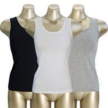 모띠마마 여성용 스판 면 기본 나시