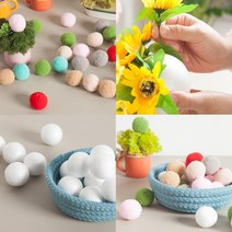 플라워트리 폼폼이 트리 장식 10p x 2p, 01.폼폼이(20개입) 3cm, 레드