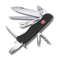 빅토리녹스 VICTORINOX 0.8513.3 Outrider 캠핑 다용도 멀티 툴 블랙