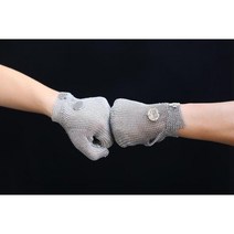 철장갑 스테인리스 쇠장갑 장갑 안전 사슬 체인, L