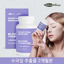 웰핏 프리미엄 수국잎 열수 추출물 정 600mg, 60정, 1박스