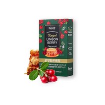 [본네] 프리미엄 로얄젤리 링곤베리 퓨레 2주 (15g x 14포 x 1박스), 2주(15g x 14포 x 1박스), 1개