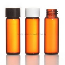 스크류캡바이알(갈색)5ml(15x45), 흰색