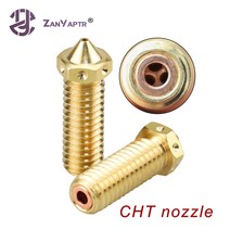 클론 CHT 볼케이노 노즐 0.4mm 황동 엔더 3 1.75mm 3D 프린터 부품 용 하이 플로우 눈 프린트 헤드 6 개, 02 0.6mm x 6pcs