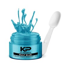 KP Pigments 에폭시 안료 예술 및 공예 주얼리 및 컵용 스푼이 있는 에폭시 수지 틴트(아크틱 화이트), Gulf Blue