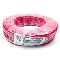 적색목장호스 25mm-25m 빨강색물호스 가정용 목장용 과수원용 비닐하우스용, 1개