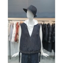데무 사이드 버튼 데님 베스트(AW2203882)