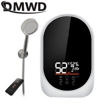 전기 온수기 dmwd 6000w 전기 인스턴트 탱크리스 온수기 욕실 온도 조절기 유도