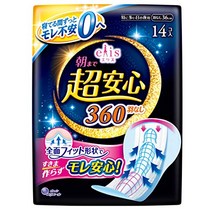 엘리스 아침까지 초안심 360 날개 없음 36cm (특히 많은 날의 밤) 14장