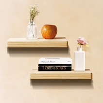 무지주 원목 벽선반 무도장 300x150, 화이트