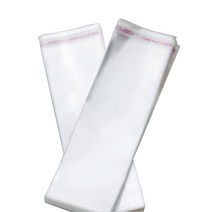 긴비닐봉투 10x24cm 100장 접착식 opp 롱비닐 봉투