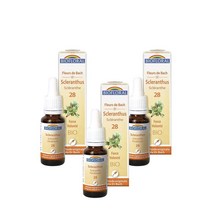 Scleranthus 25ml Biofloral Fleurs De Bach 28, 3팩