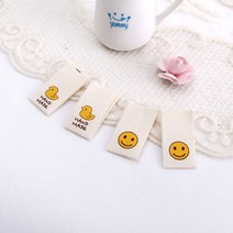 짱패브릭 (5장) 옐로우 끼움라벨 2종, 스마일