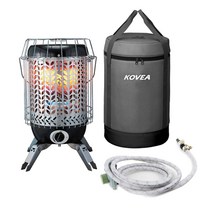 코베아 KGH-1310 기가썬 가스히터 세트 차박 캠핑난로, 코베아기가썬+국산가스호스3M+전용캐리백