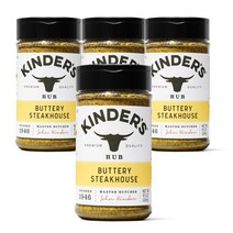 Kinders Buttery Steakhouse Seasoning 킨더스 버터리 스테이크하우스 시즈닝 269g 4팩