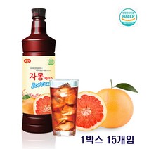 자몽차 광야식품 자몽 베이스 970ml 1BOX (15개입) 5년숙성 감식초 비타민C 첨가, 단품, 단품