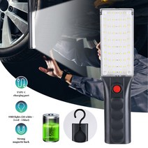 Unbranded 900000mAh 무선 전원 은행 백업 USB 고속 충전기 휴대용 외부, D:LED Rechargeable Working Lig