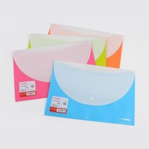 A4 100매 보관 칸막이 똑딱이 PP파일백 파일박스 A4용
