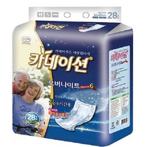 카네이션 오버나이트 6회분 성인용기저귀 2팩/3팩/4팩, 4팩