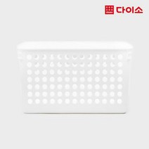 [다이소]리빙메쉬바구니5호(화이트)-36080