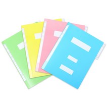 A4 PP 정부화일 10매, 블루