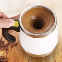 자동회전 머그컵 스텐 원터치 텀블러 방탄커피 회오리 자동 쉐이크컵 오토 마그네틱 머그 잔, 상품선택, 화이트TYPE