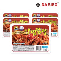 임꺽정 양념닭발350g x 5개묶음 국내산 무뼈양념닭발, 단품
