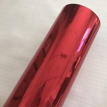 수전사필름 자동차 랩핑지 실버 미러 크롬 전기 도금 비닐 자동차 포장 호일 데칼 오토바이 장식 멤브레인, 02 Red_04 40cm x 152cm, 1개