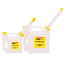 UDT 2사이클전용 연료혼합통 1L / 2L /3L / 5L 예초기 엔진톱 배합통 자바라 엔진 기름통