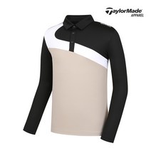 [테일러메이드] 남성 컬러 블록 카라 티셔츠 TMTYK3149-509