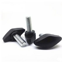 T볼트 유형 나일론 플라스틱 헤드 핸들 엄지 나사 베이클라이트, m6 5개, 12mm