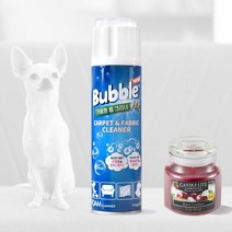 NEW 버블싹 패브릭 소파 폼 클리너 500ml + (사은품)양키캔들 보티브 램덤 1개 무료증정, 버블싹+캔들라이트 스몰자(S) 랜덤1개