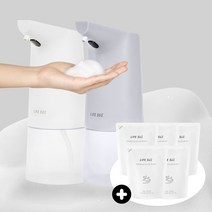 라이프썸 자동 거품 손세정기(LFS-HA11)+핸드워시 5개 센서형 비접촉 자동 디스펜서 손세정제, 화이트+핸드워시 5EA, 1세트