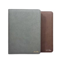 이니셜스 지퍼형 다이어리 / 이름 로고 각인 25절(A5) 32절(B6) 6공 시스템 2023 업무용 플래너, 사피아노 지퍼형_그레이