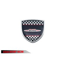 개성 있는 스타일 금속 자동차 바디 배지 도어 트림 데칼 미니 R56 F55 클럽맨 컨트리맨 쿠퍼 원 s용, 09 NO.9