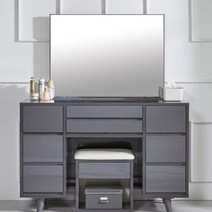 입식미니화장대 HZ302 거울 800 2colors 원룸화장대 학생, 그레이
