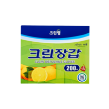 크린랩 크린장갑 200매 20개 한박스 위생장갑