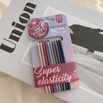 먼데이홀릭 캔디 컬러 기본 엘라스티 머리끈 10p