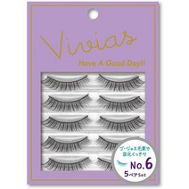 비엔 비비아스 츠케 속눈썹 VVS-06 5 쌍 (x 1) 99646, one option, one option