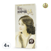라이브잇 유한양행 매직브라이트순 염색제, 32개, 45 갈색