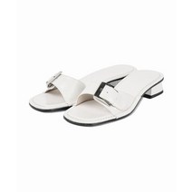 PARTIMENTO WOMEN 제작 14일 스트랩 벨티드 샌들_화이트 STRAP BELTED SANDAL_WHITE