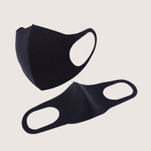 3D패션 블랙마스크 스폰지 인마스크 숨쉬기편한 일회용마스크, 상품선택, 스폰지마스크블랙